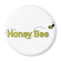 Honey Bee Refrigerator Magnet