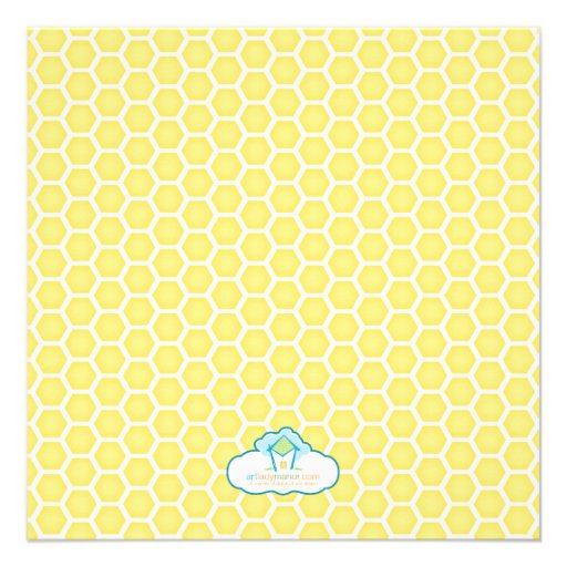 Honey Bee Photo Birthday Invitation
