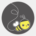 Honey Bee Round Sticker