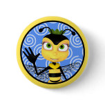 Honey Bee Toon Button