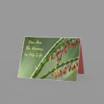 Honey Bee Valentine Card
