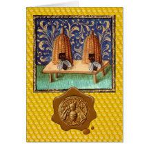 HONEY BEE WAX SEAL ,BEEKEEPER /beekeeping supplies Cards