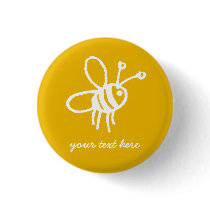 Honey Bee yellow buttons by vanillapod Honey Bee yellow buttons