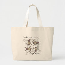 Honey Bees Canvas Bags