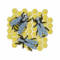 Honey Bees embroidered shirts