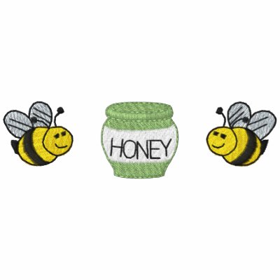 Honey Bees/ Honey Embroidered Polo Shirt