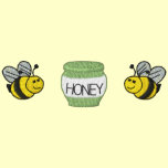 Honey Bees/ Honey Embroidered Polo Shirt