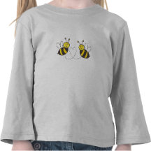 Honey Bees with Heart T Shirts