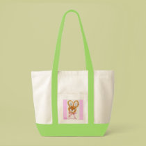 "Honey Bunny" cuddly toy canvas bag bags