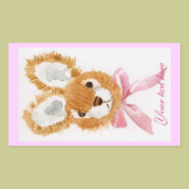 "Honey Bunny" cuddly toy stickers stickers