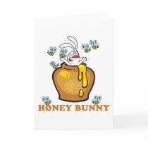 Honey Bunny Easter Greeting Card