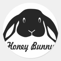 honey bunny shed rabbit stickers