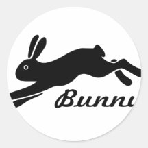 honey bunny shed rabbit stickers