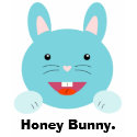 Honey Bunny. t-shirts