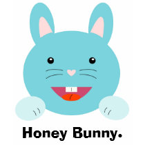 Honey Bunny. t-shirts by Carmelbaby Honey Bunny. t-shirts