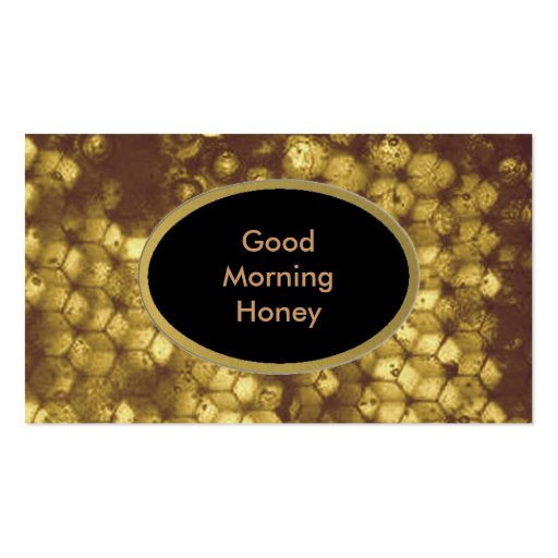 Honey Business Card (front side)