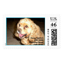 HONEY, COCKER SPANIEL,  NOW A MEMORY, Honey Spa... postage