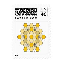 Honey Comb Rangoli Postage