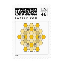 Honey Comb Rangoli Postage