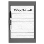 Honey Do List Dry Erase Board w Pen