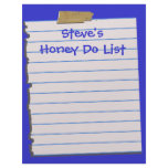 Honey Do List  Letterhead Stationery