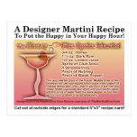 Honey Fitz Spritz Martini Recipe Postcard