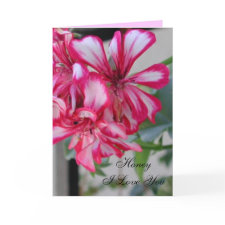 Honey I Love You card