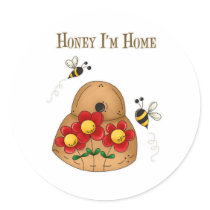 Honey I'm Home stickers