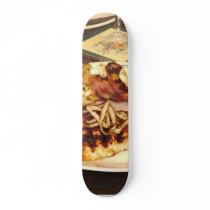 Honey Lime Grilled Swordfish And Garlic Potatos Wi Skateboard