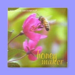 Honey Maker Square Magnet