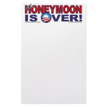 HONEY-MOON-IS-OVER PERSONALIZED STATIONERY