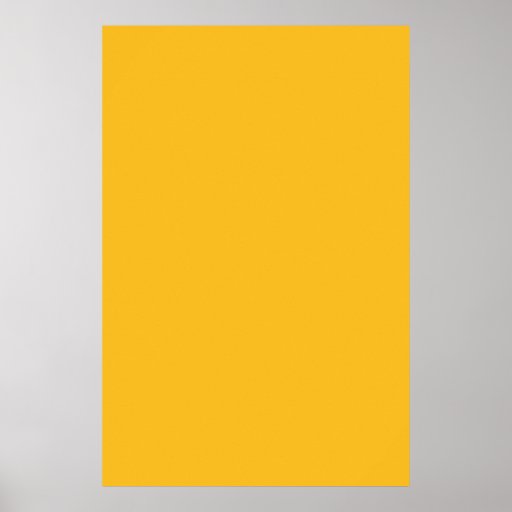 Honey Mustard Yellow Color Trend Blank Template Poster Zazzle