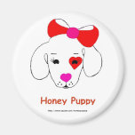 Honey Puppy Magnet