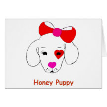 Honey Puppy New name brand Cards