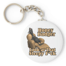 honey sleepy fuck censored keychain