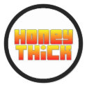 Honey Thick circle sticker