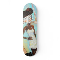 "Honey White" Skate Deck skateboards