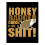 Honeybadger don't care posters