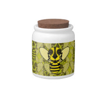 Honeybee Candy Jar