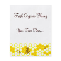 Honeybee Honey Custom Tags / Flyer
