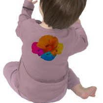 Honeybee Poppy Art 2-Sided Infant Longsleeve Shirts