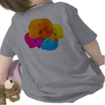 Honeybee Poppy Art 2-Sided Infant T-Shirt