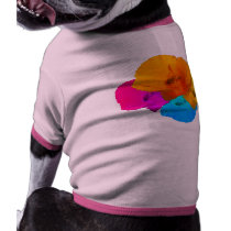 Honeybee Poppy Art Dog Shirts
