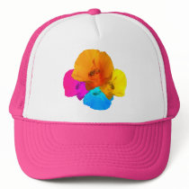 Honeybee Poppy Art Hats