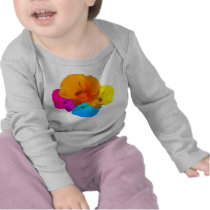 Honeybee Poppy Art Infant Longsleeve Shirts