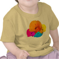 Honeybee Poppy Art Onesie T-shirts