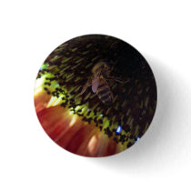 Honeybee Sunflower Buttons