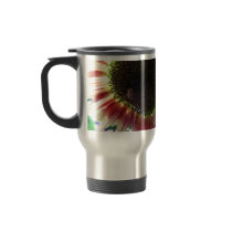 Honeybee Sunflower Travel Mugs