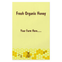 Honeybee Yellow Honey Custom Flyer