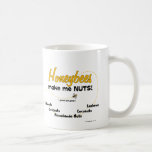Honeybees make me NUTS! - Mug mugs